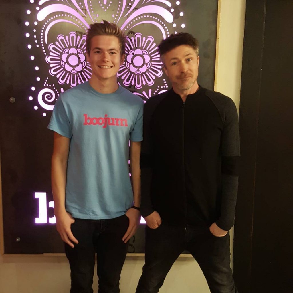 Littlefinger with a Boojum Artist hiding his potentially little fingers.