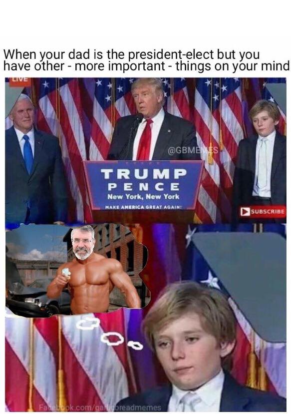 Poor sleepy Barron