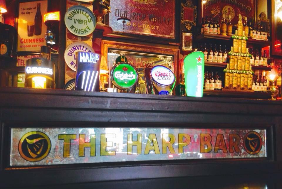 Image may contain: Interior Design, Indoors, Bar Counter, Shelf, Pub
