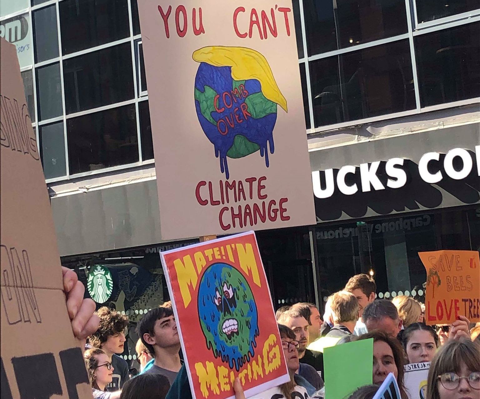 Image may contain: Crowd, Label, Banner, Person, Human, Text