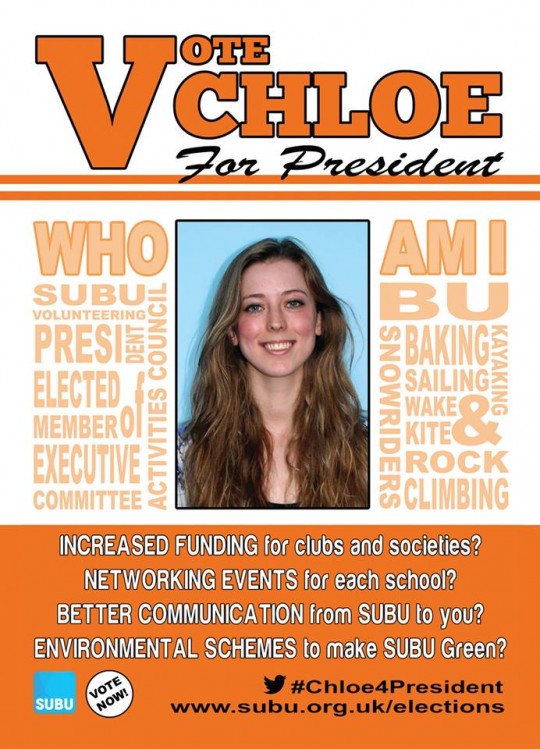 "I've nearly doubled student participation in SUBU Volunteering this year - I want to continue benefiting students."