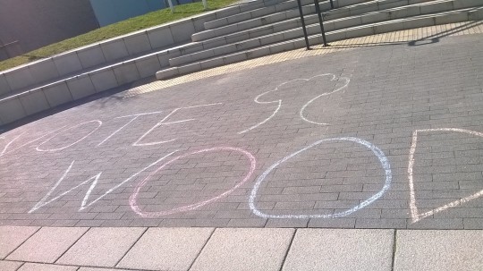 Coralie's campaign work on campus