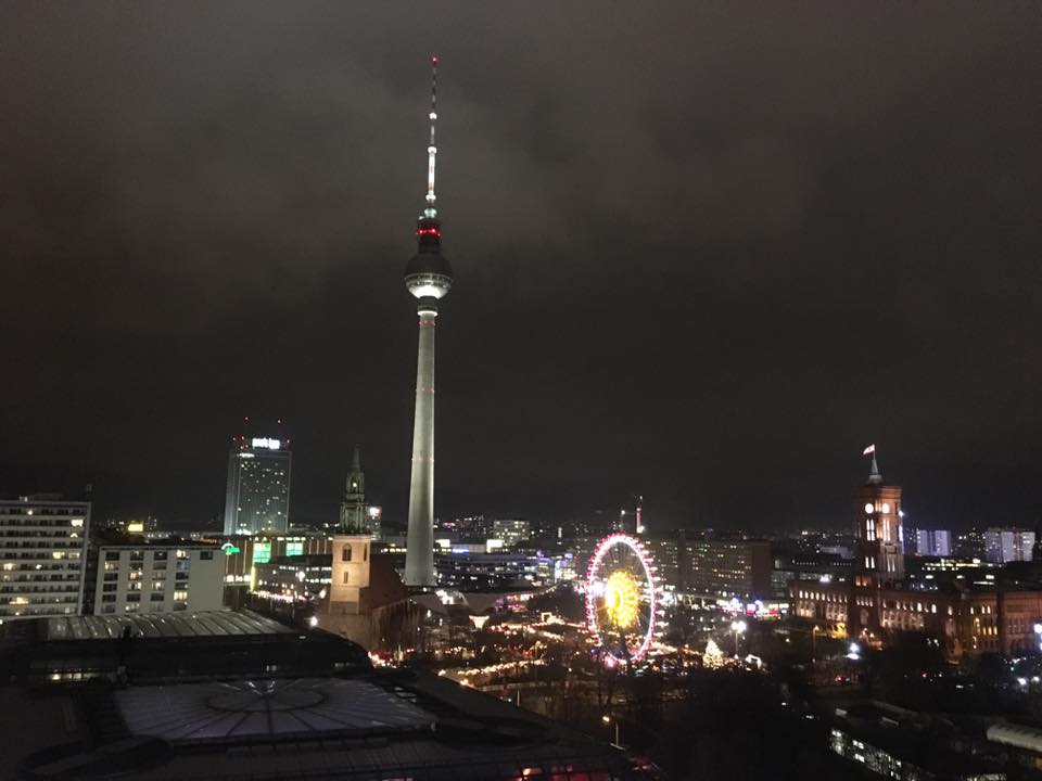 Berlin skyline.