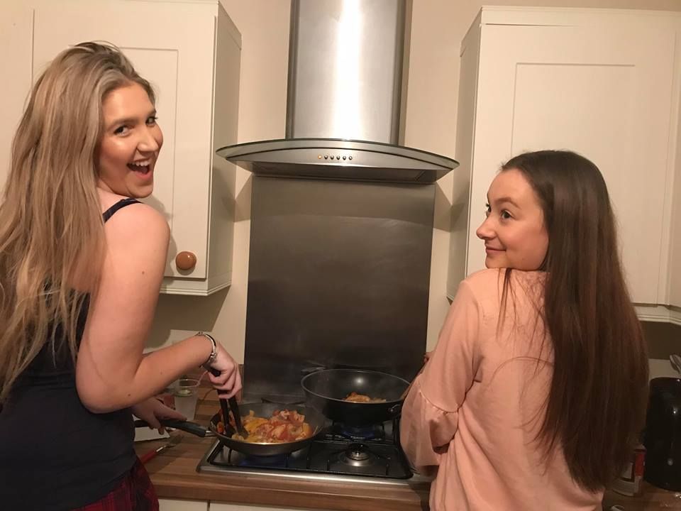 Image may contain: Woman, Girl, Female, Blonde, Portrait, Face, Oven, Electrical Device, Appliance, Person, People, Human