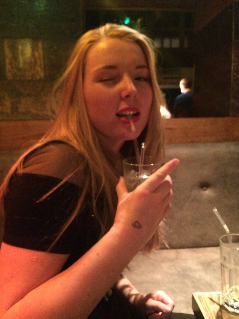 This is me trying to be alluring after a few drinks