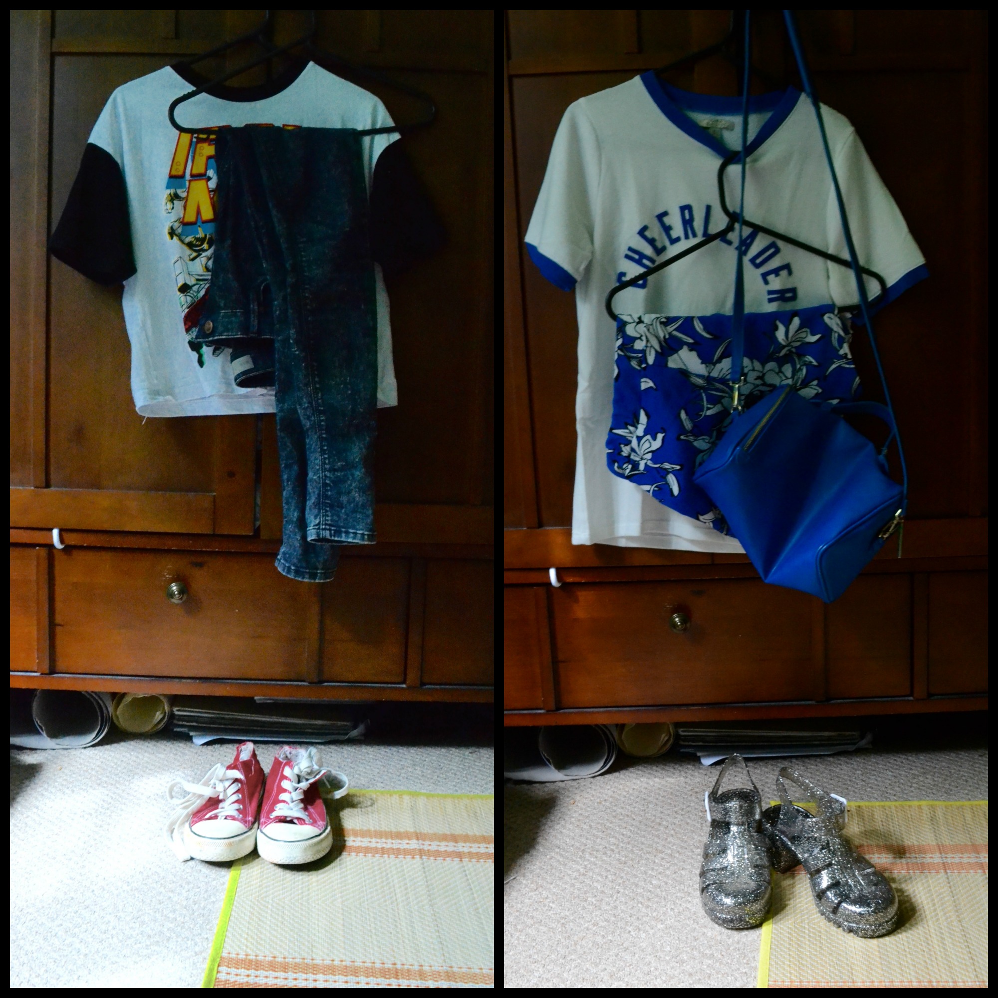 contrast outfits