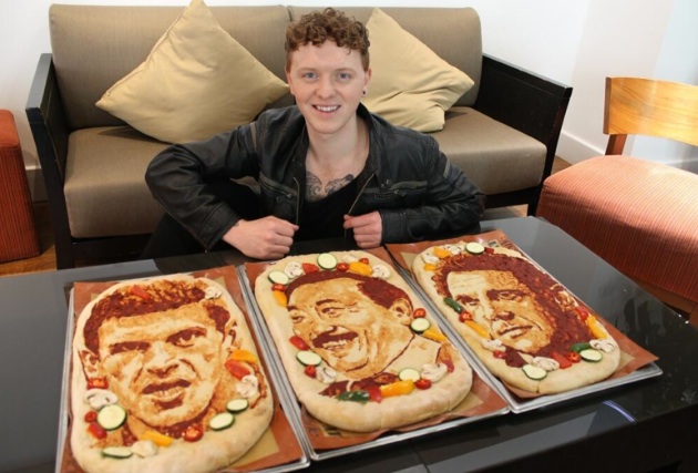 Spot the celebs! - Pizza portraits