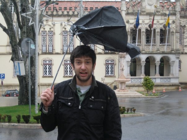 The trusty umbrella just doesn't seem to do the trick