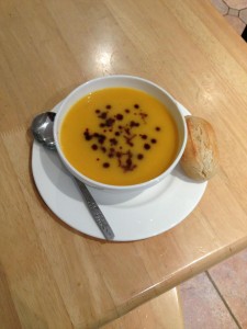 pumpkin & ginger soup