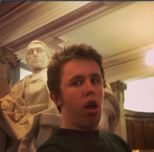 Capture those precious university moments, with a selfie.