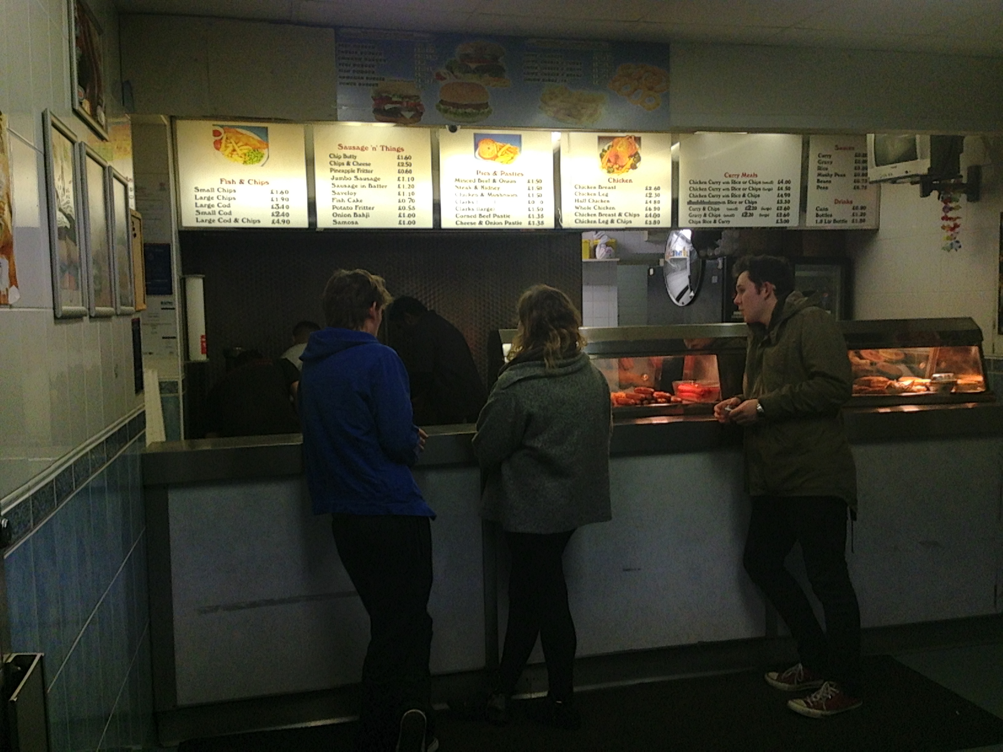 A rare lull in Family Fish Bar's custom