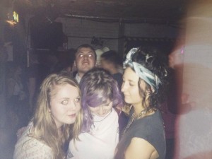 Friendly photo bombers