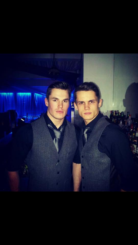 Luke and Jamie looking exceptionally dapper