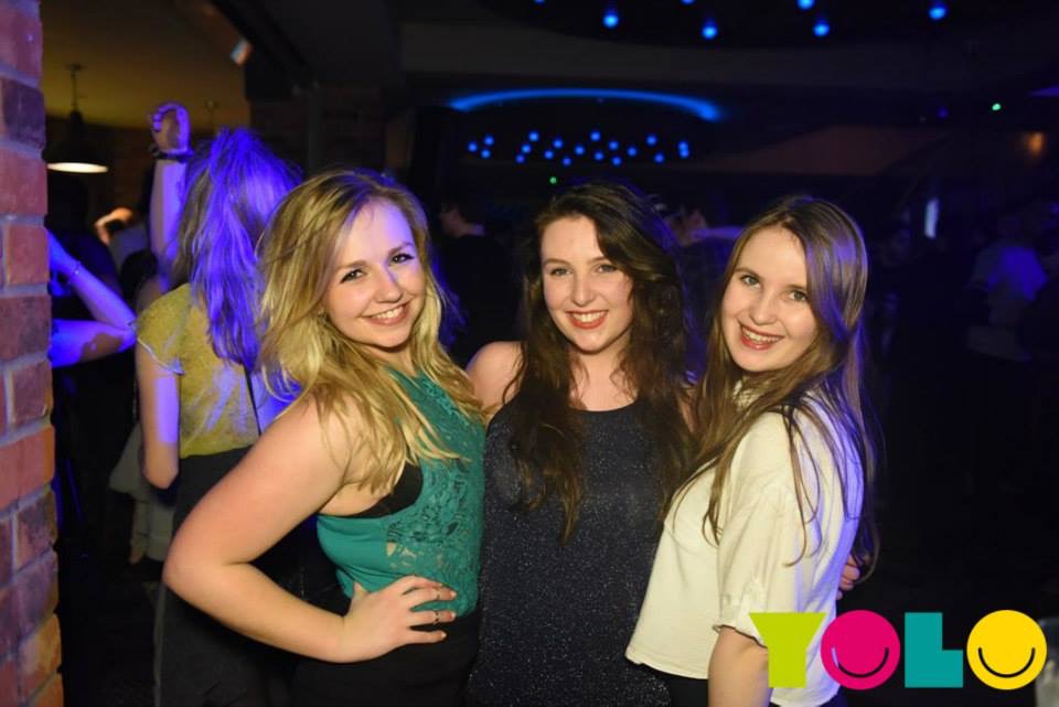 Alice (far right) and friends at Yolo