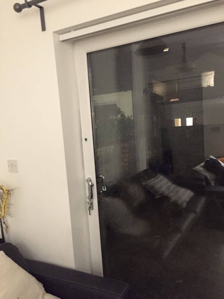The back door was left open, despite safety measures