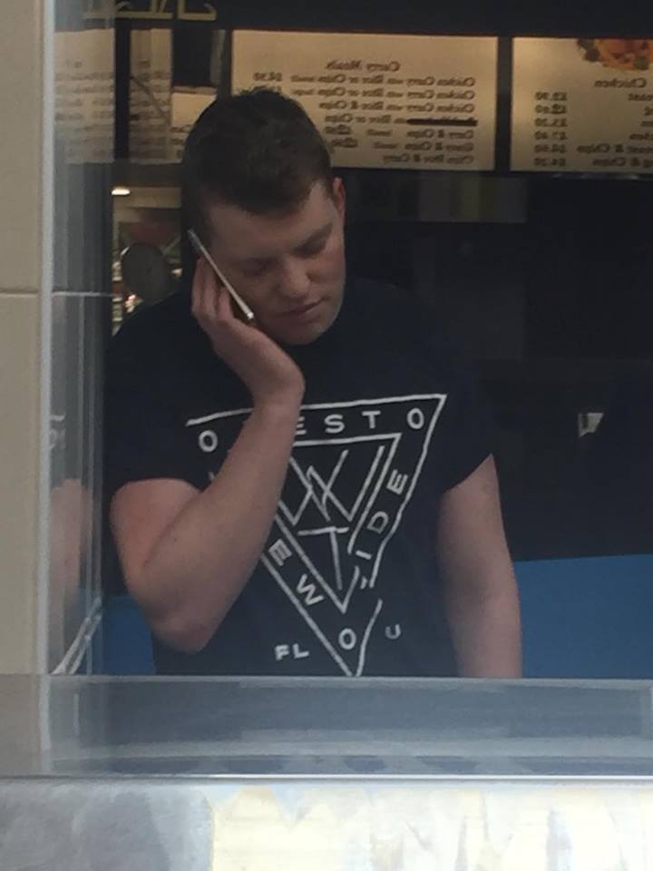 He'd fallen asleep on the phone