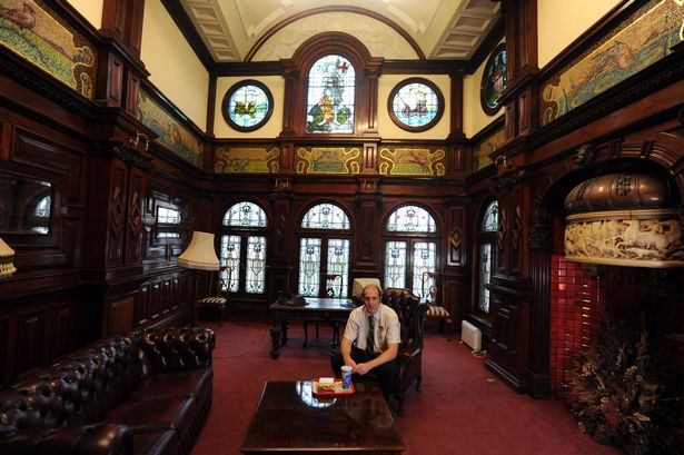The grand dining room