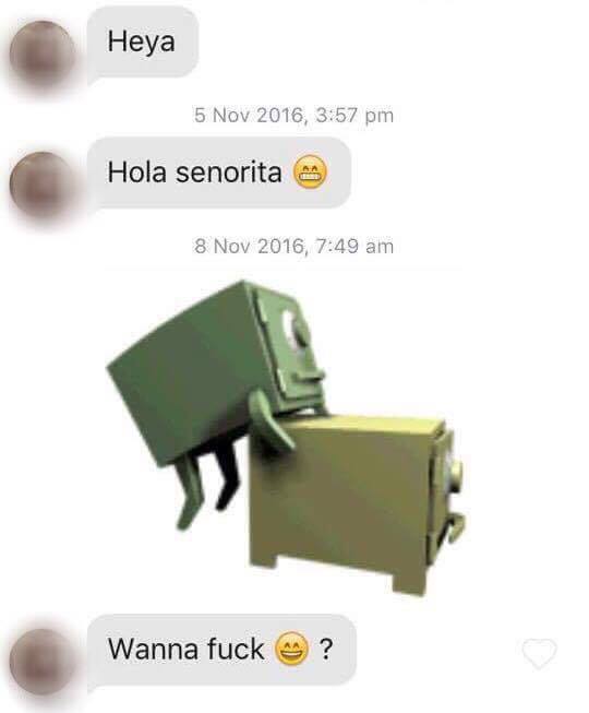 If they don't reply, wait three days and send them a GIF