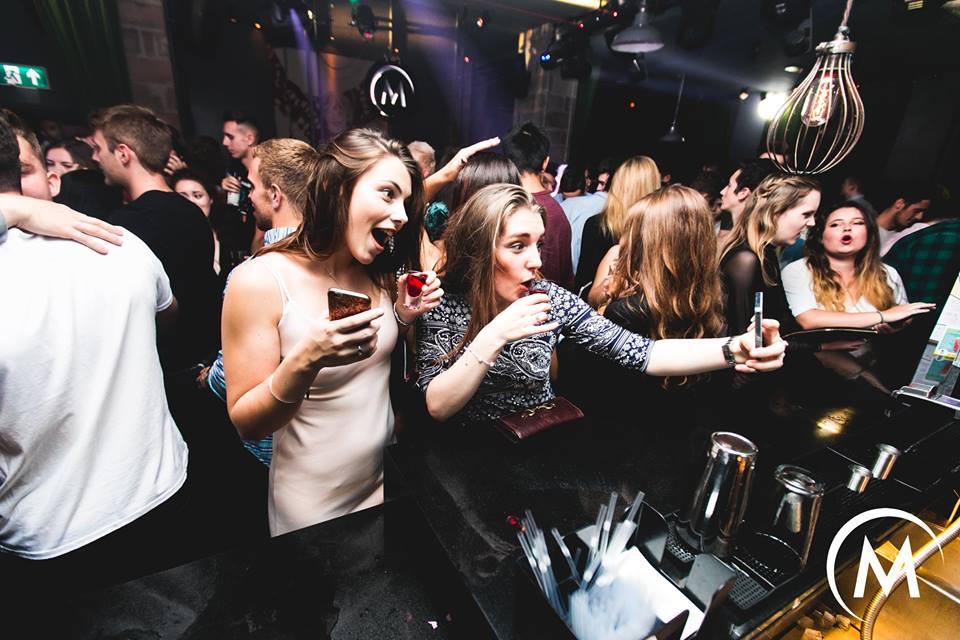 The camera is this way gals