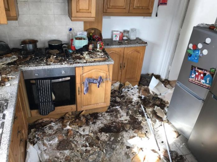 Image may contain: Granite, Book, Oven, Electrical Device, Appliance, Rubble