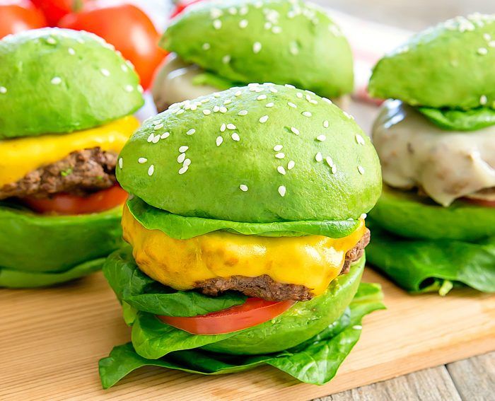 Image may contain: Food, Burger
