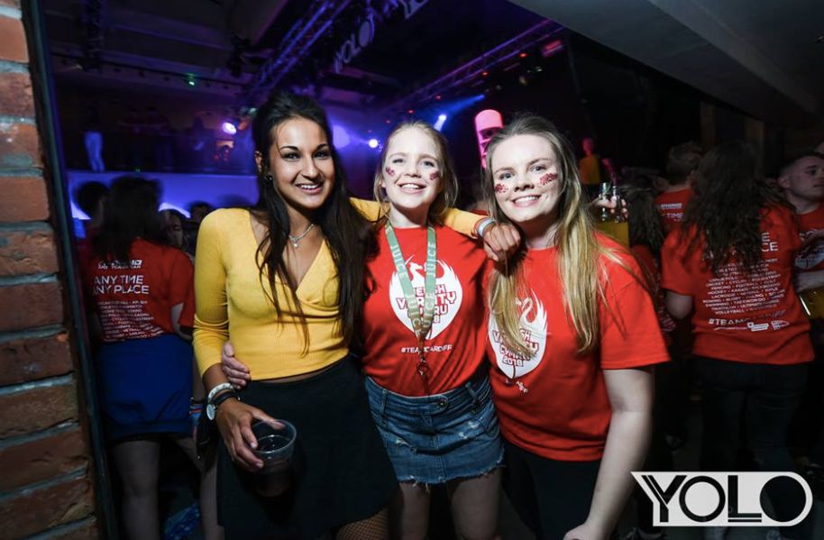 Image may contain: Party, Night Life, Night Club, Club, Person, People, Human