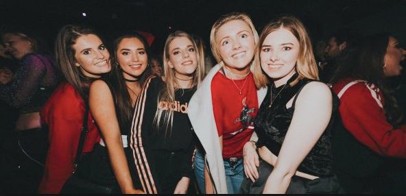 Image may contain: Night Life, Night Club, Club, Party, Person, People, Human