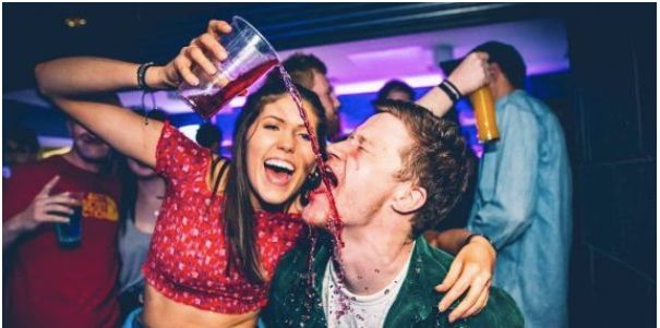 Image may contain: Party, Night Life, Night Club, Club, Make Out, Person, People, Human