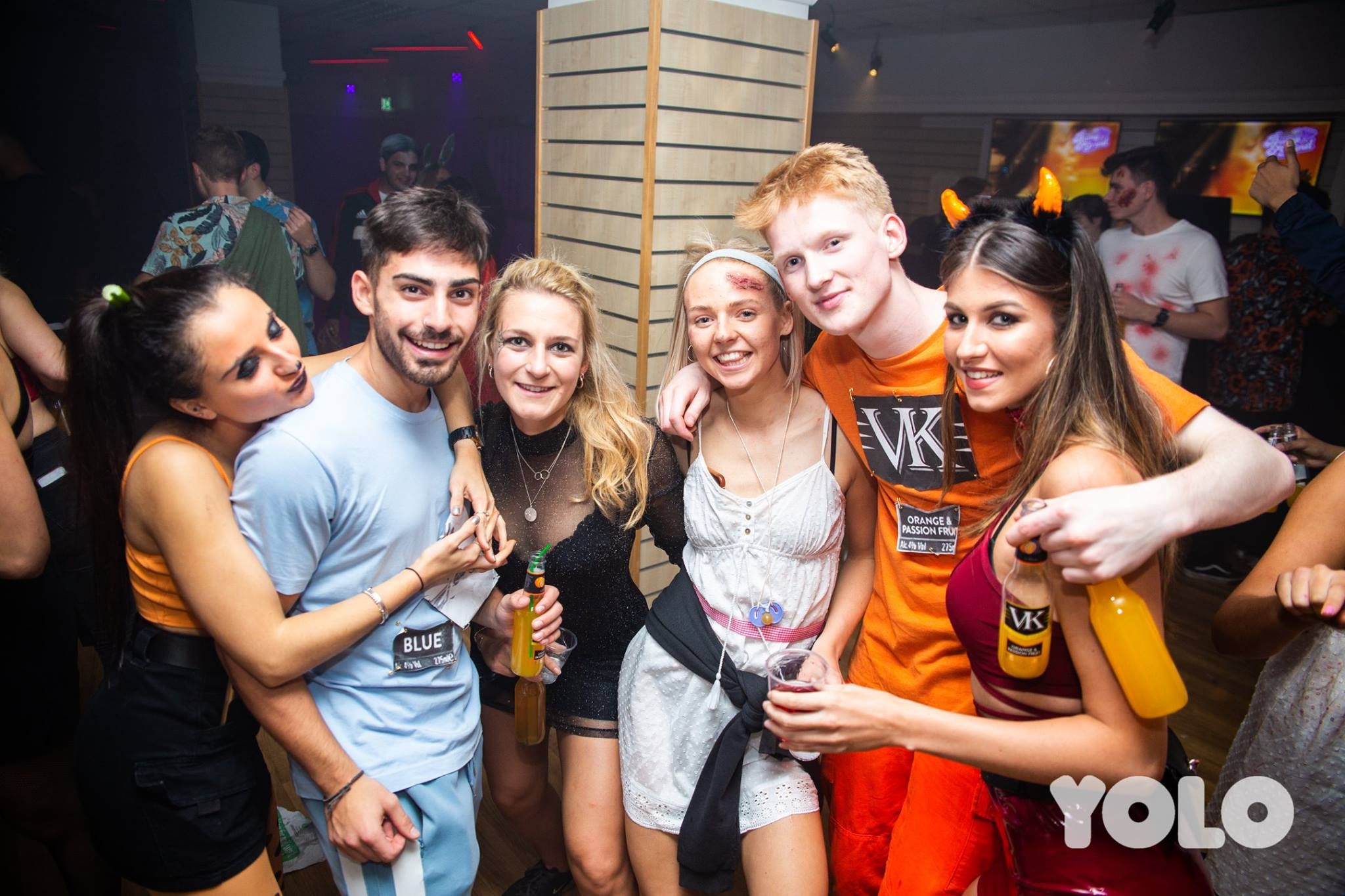 Image may contain: Night Club, Club, Party, Apparel, Shorts, Clothing, Human, Person