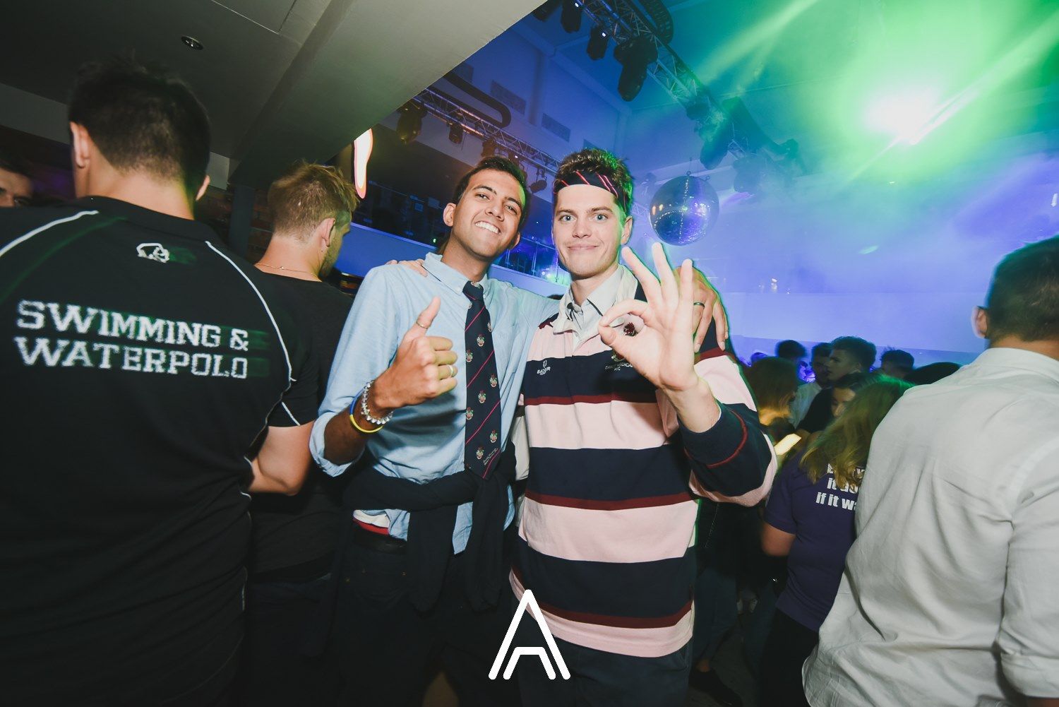 Image may contain: Apparel, Clothing, Leisure Activities, Night Life, Night Club, Club, Party, Human, Person