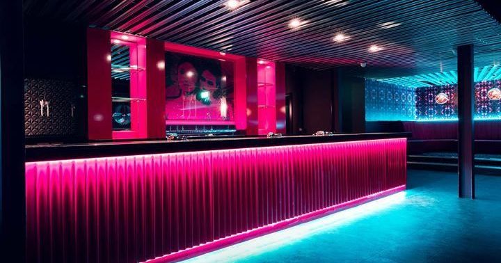Image may contain: Bar Counter, Disco, Pub, Night Club, Club, Lighting