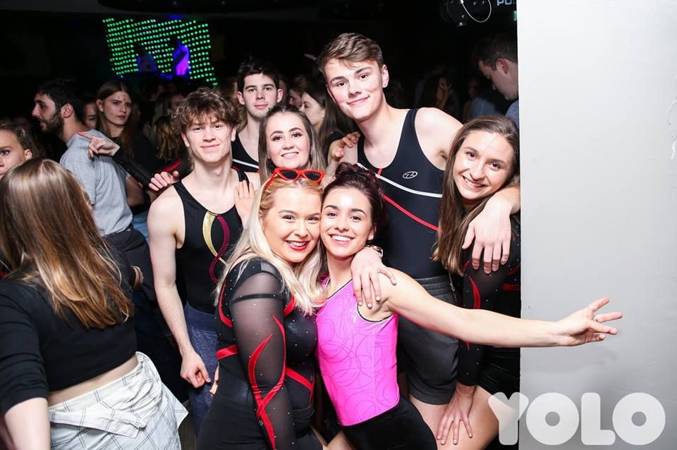 Image may contain: Night Life, People, Night Club, Face, Club, Party, Accessory, Sunglasses, Accessories, Human, Person