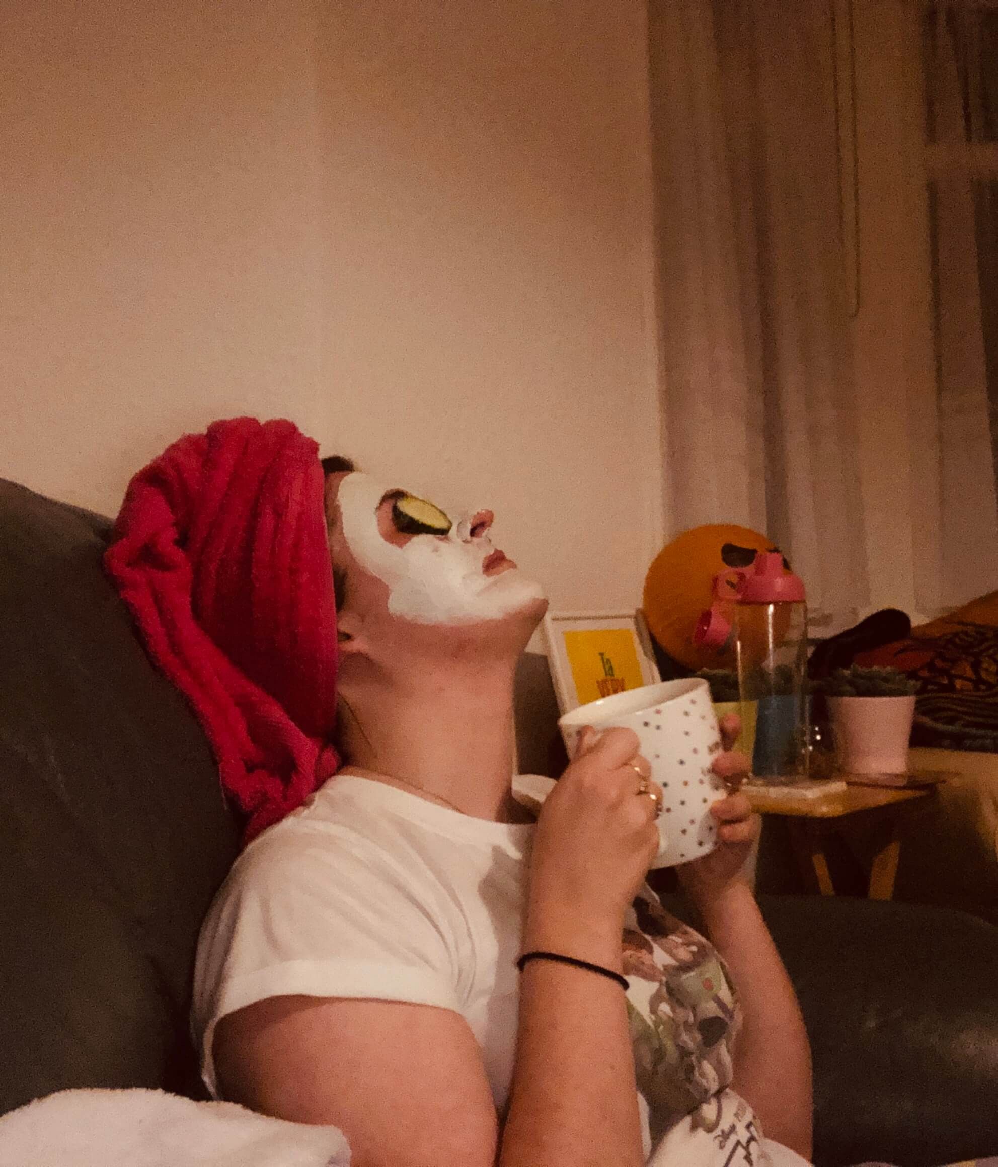 Image may contain: Clown, Baby, Furniture, Couch, Person, Human, Performer