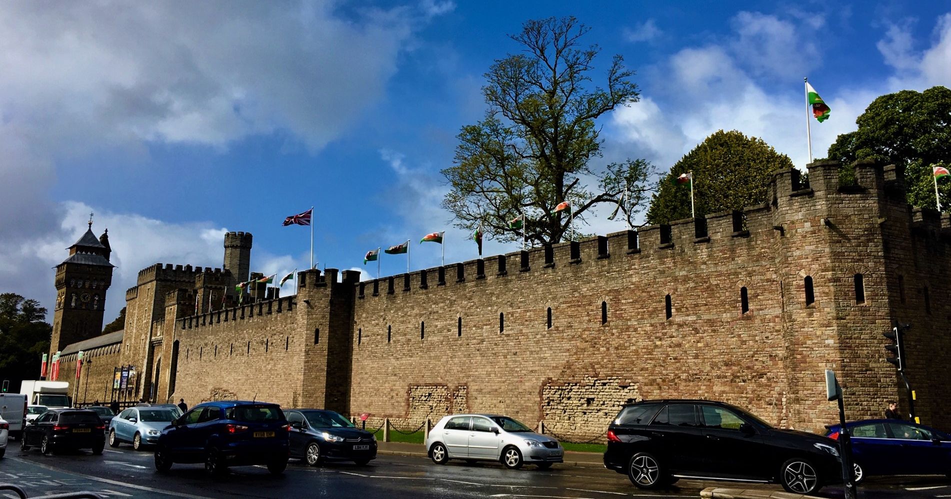 Image may contain: Tarmac, Asphalt, Tire, Sedan, Fort, Castle, Architecture, Building, Animal, Bird, Coupe, Parking Lot, Parking, Human, Person, Sports Car, Machine, Wheel, Transportation, Vehicle, Car, Automobile