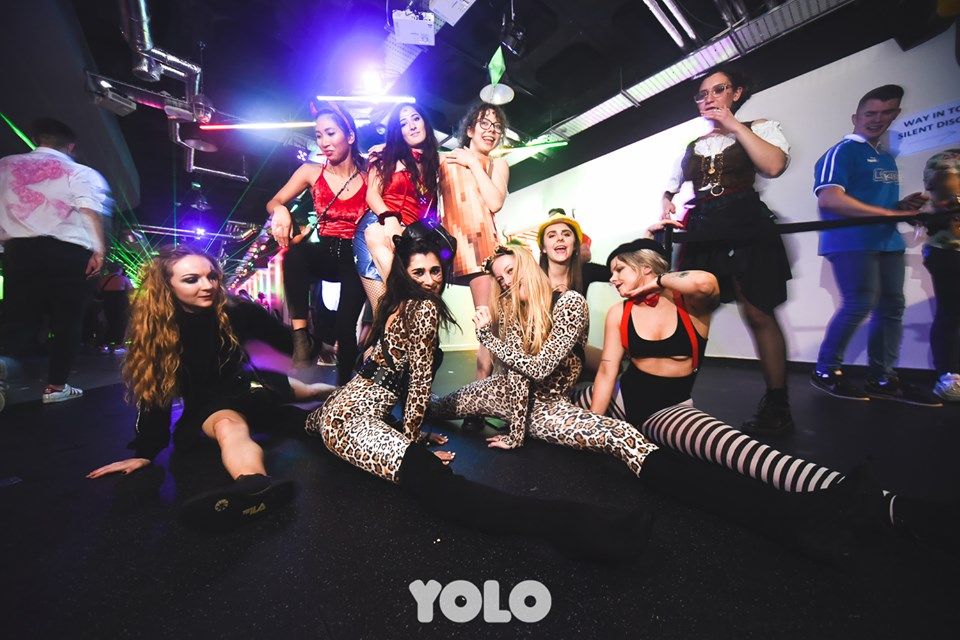 Image may contain: Party, Stage, Footwear, Shoe, Clothing, Apparel, Club, Dance Pose, Leisure Activities, Night Life, Human, Person