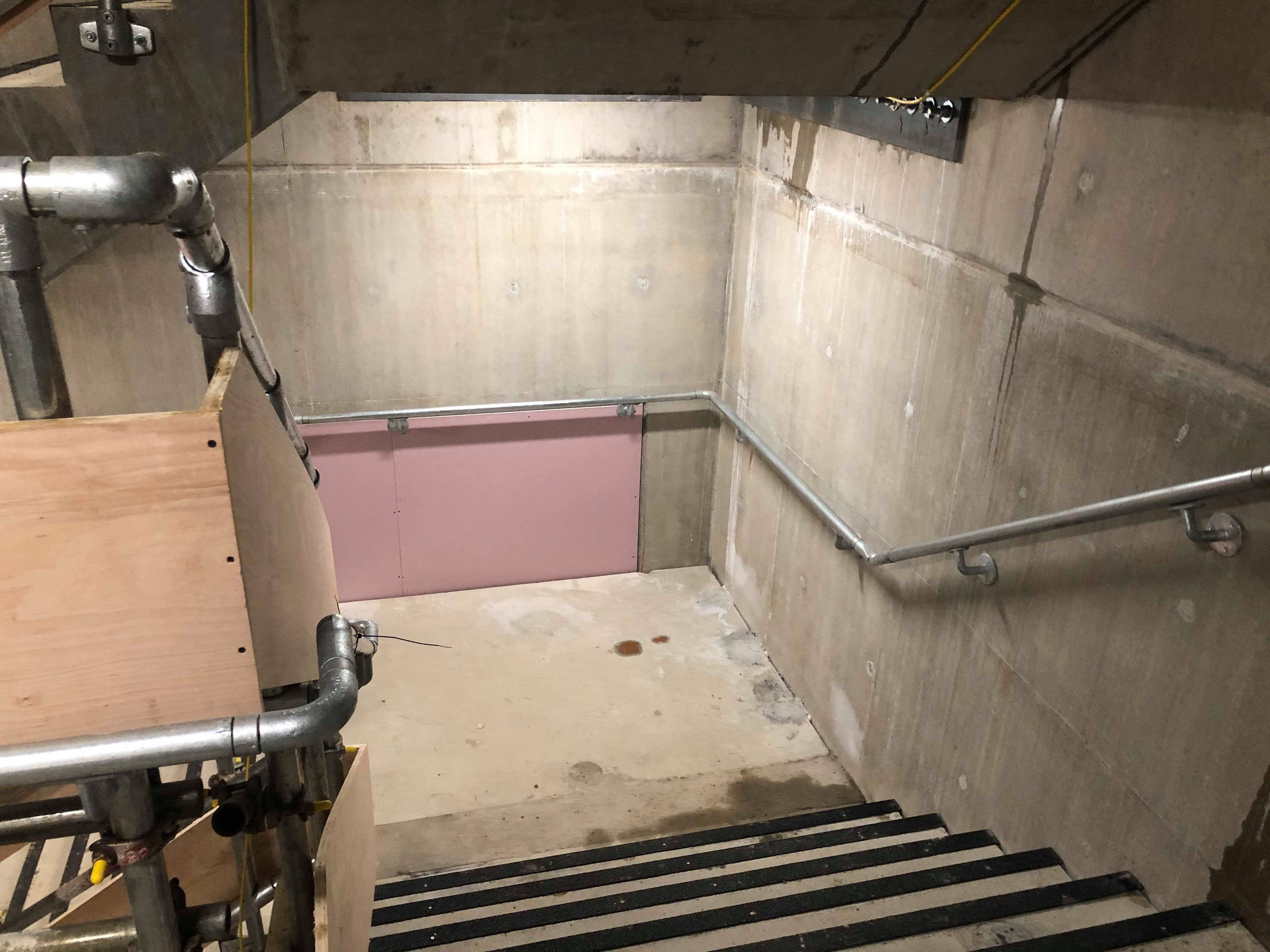 Image may contain: Staircase, Handrail, Banister