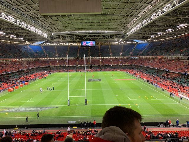 Image may contain: Person, Human, Arena, Stadium, Building