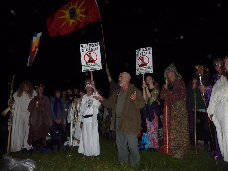 Here's some members of 'Druids against Fracking' for you