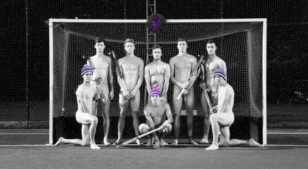 The Men's hockey club have outdone themselves for their Christmas pic