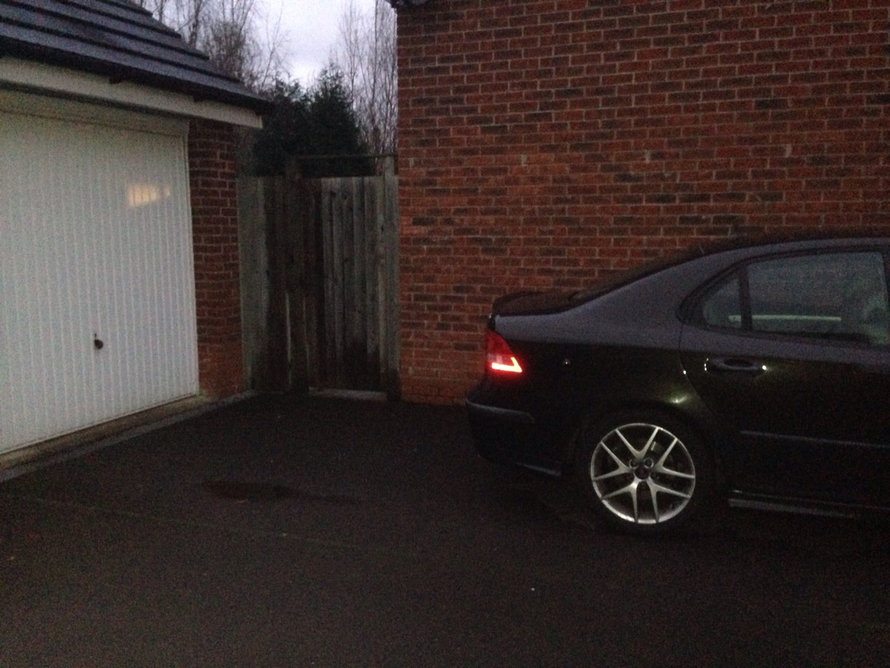 Some students have garages with cars in!
