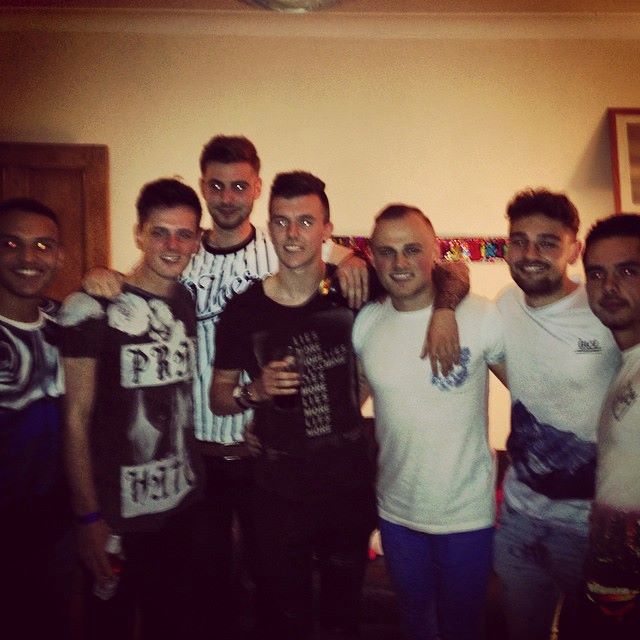 Alun and his mates