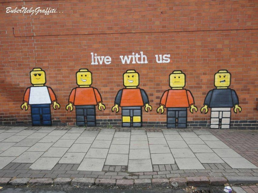The street art in question, by Buber Nebz.