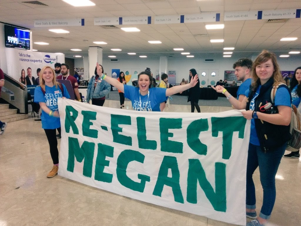Some of the LSU team backing Megan for President