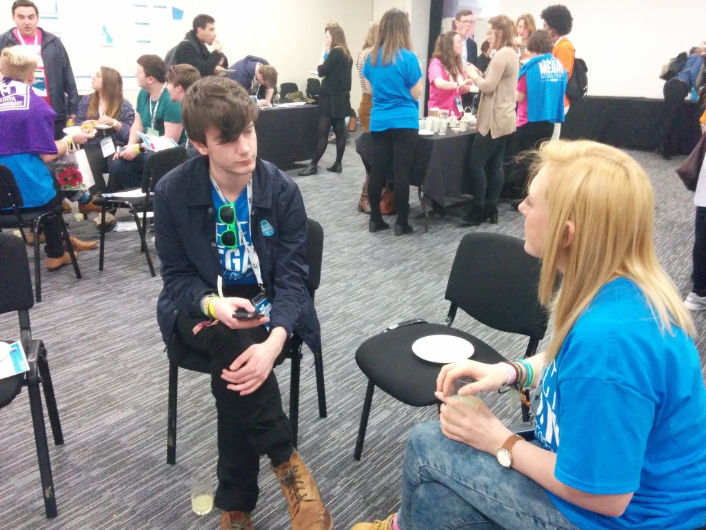 NUS VP: Union Development chats with LSU President, Jess Excell at NUS Conference 2016