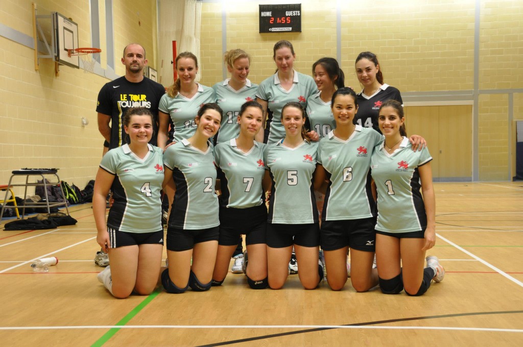 Cambridge womens volleyball team