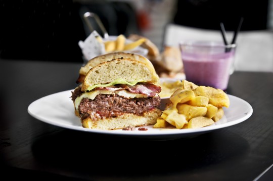 This is not the actual burger. But it was similar. 
