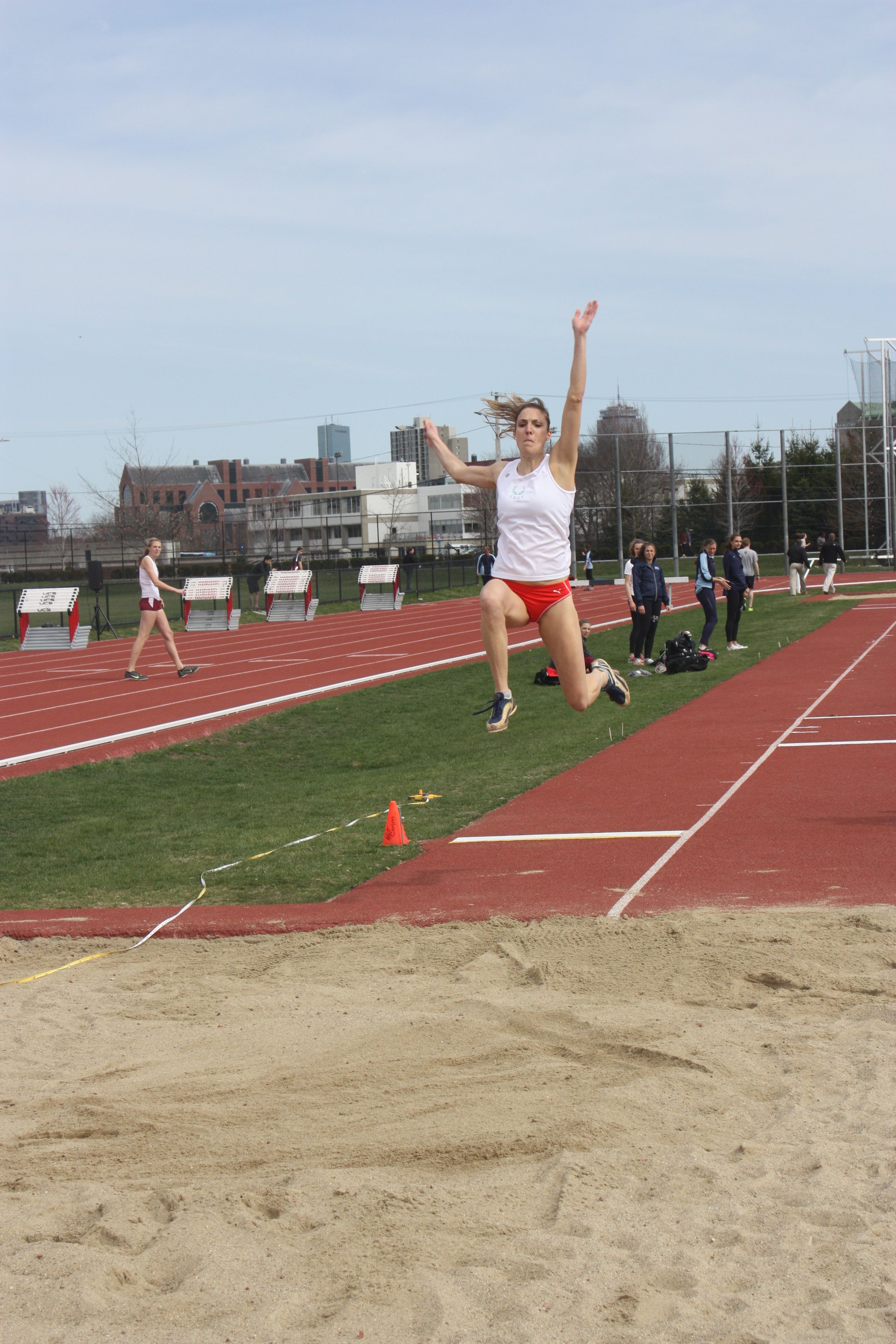 Emma Perkins excelled in her field events