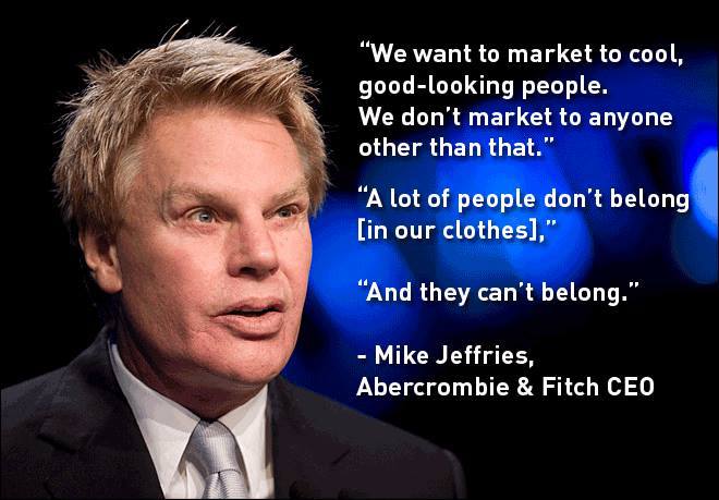 Under fire CEO Mike Jeffries