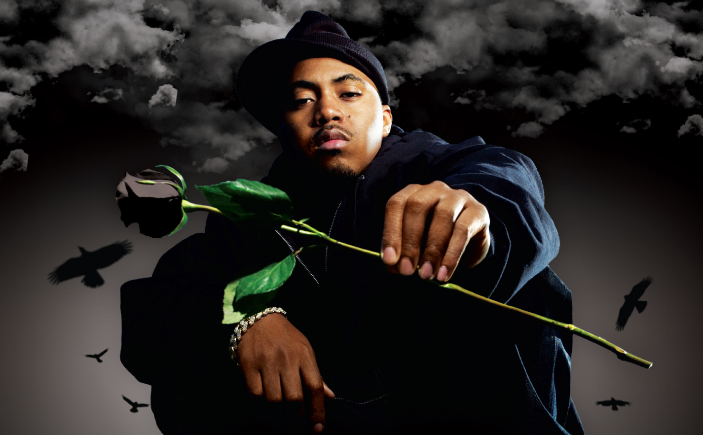 Nas' flower on the grave of hip-hop