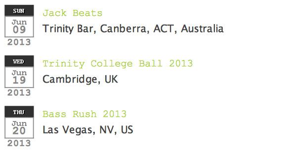 tourdate